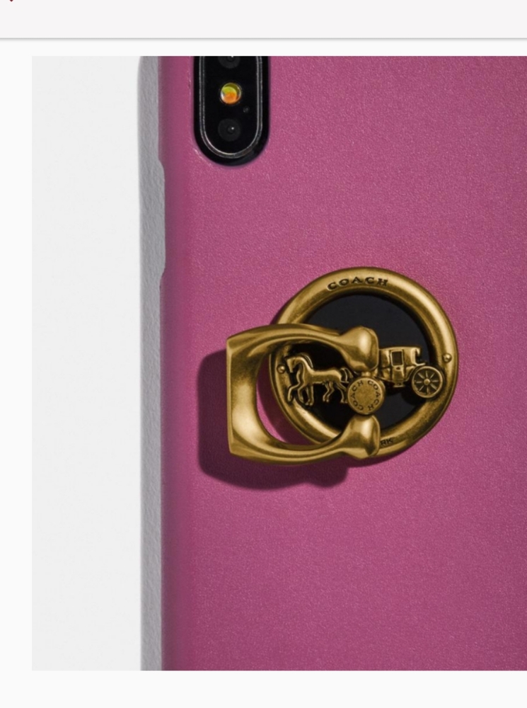 COACH PHONE GRIP/ RING - Picture 5 of 7